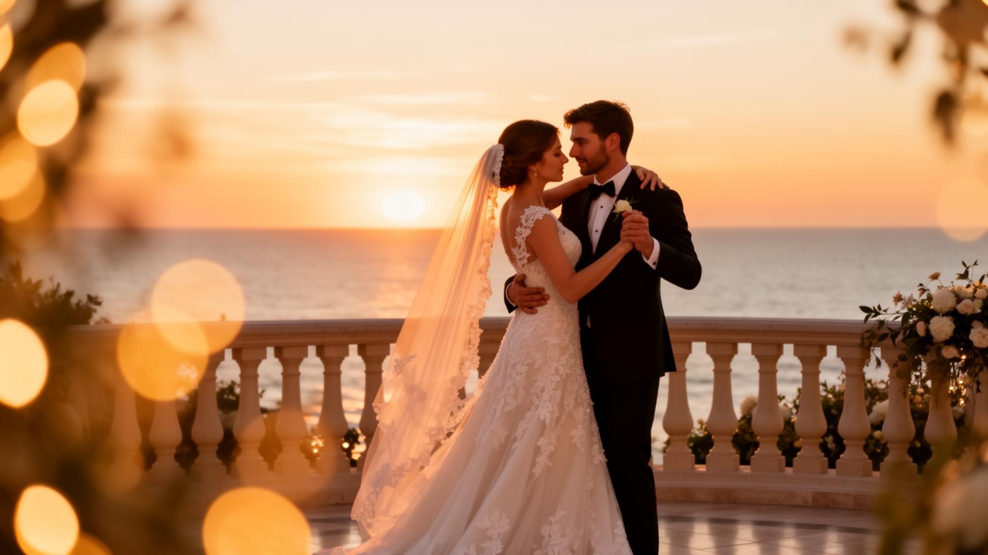 Romantic wedding photography